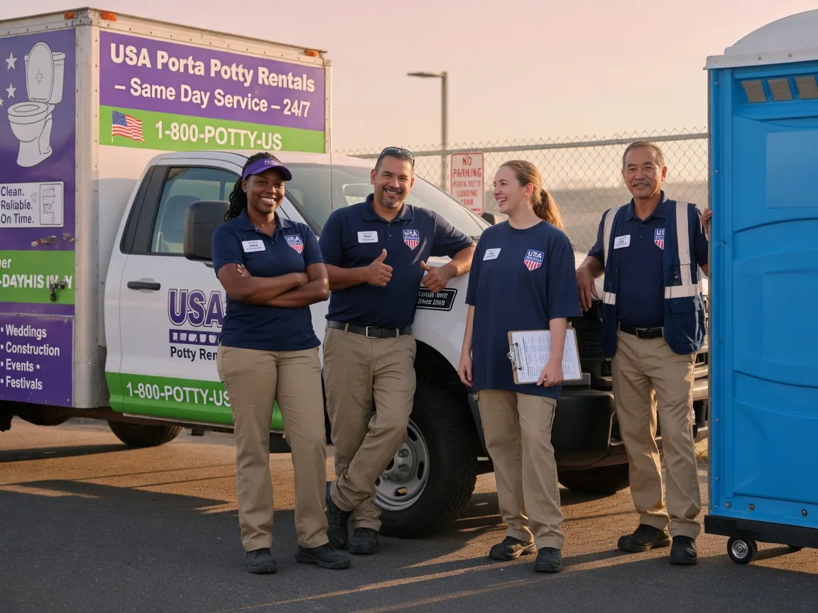 Porta Potty Rental company in Evansville, WI